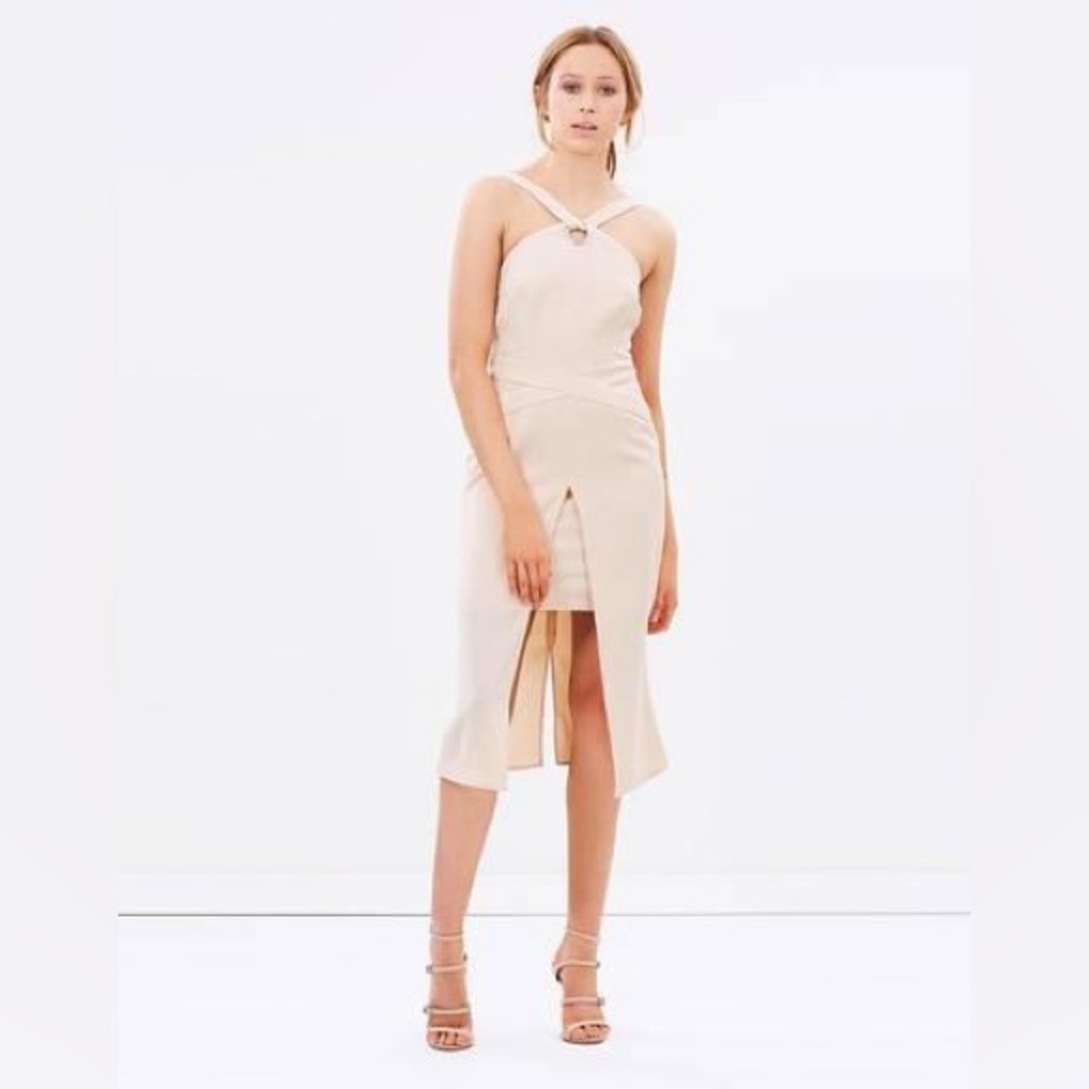 Talulah Addicted To Pink Midi Dress in Blush size S